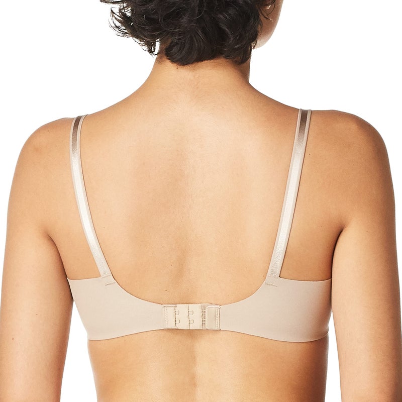 Warner's womens Blissful Benefits Side Smoothing Wirefree T Shirt Bra, Toasted Almond, 36D US - Image 3
